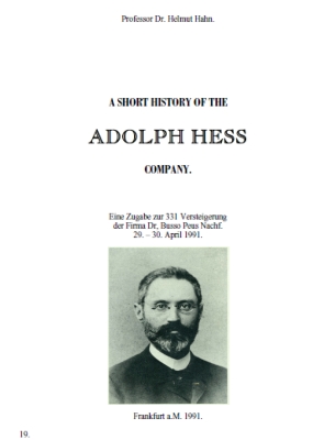 Hahn - 1991 - Hess Biography